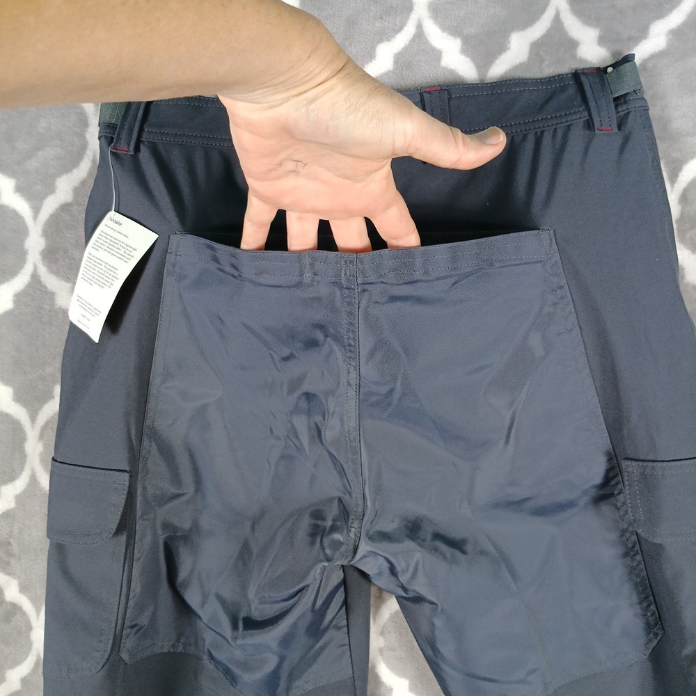 Camet International Sailing Shorts Men XS Gray Carbon Edition 4 Way Stretch USA